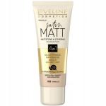 EVELINE Satin Matt Podkład 4w1 nr 102 Vanilla 30ml