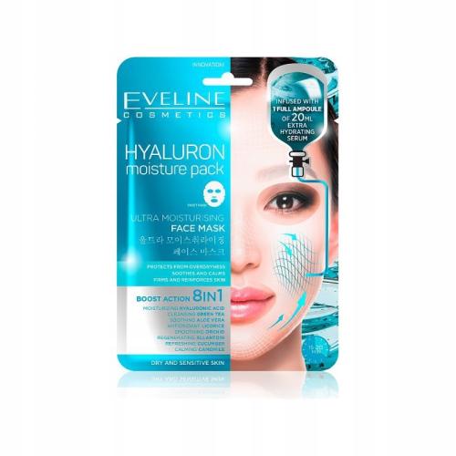 Eveline-Maska-z-kwasem-hialuronowym-8w1-w-płachcie