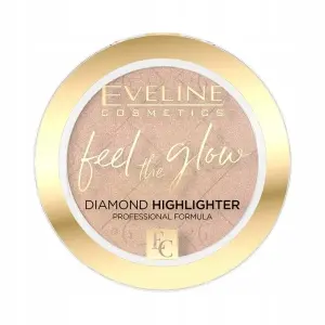 Eveline Feel The Glow rozświetlacz w kamieniu 02 Beach Glow 4,2g