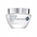 AVON ANEW Sensitive+ Dual Collagen krem przeciwzmarszczkowy łagodzący 50ml