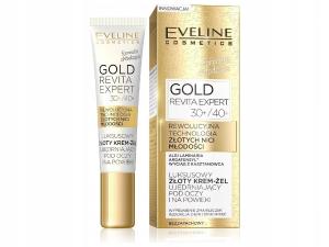 Eveline Gold Revita Expert Ujędrniający Krem-żel pod oczy 30+/40+ - 15ml