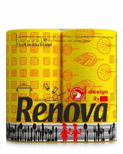 Renova-zolty-recznik-papierowy-2-rolki