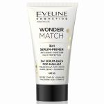 Eveline Cosmetics Wonder Match 3w1 Baza, serum pod makijaż 30ml