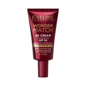 Eveline Wonder Match krem BB 03 Nude 30ml wysoka ochrona SPF50