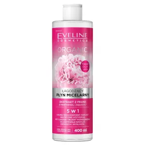 Eveline łagodzący płyn micelarny do demakijażu 5w1 ekstrakt z peonii 400 ml