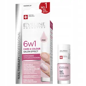 EVELINE Nail Therapy odżywka do paznokci nadająca kolor PINK