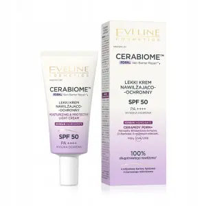 Eveline Cerabiome lekki krem do twarzy nawilżajaco ochronny SPF 50 PA ++++