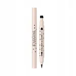 Eveline Cosmetics Eyeliner ze stemplem 2w1 SERCE czarny wodoodporny